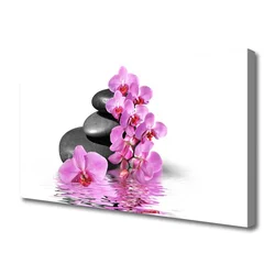 tulup.si Slika na platnu Beautiful flower stones 120x60 cm
