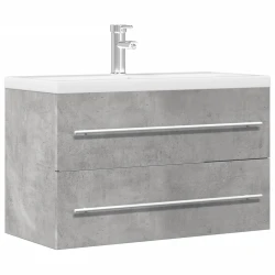 Ormarić za umivaonik beton siva 80x38,5x48 cm drveni