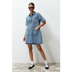 Trendyol Blue Plain