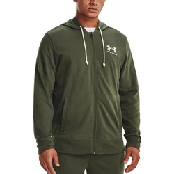 Mikina Under Armour Rival Terry LC FZ Green S