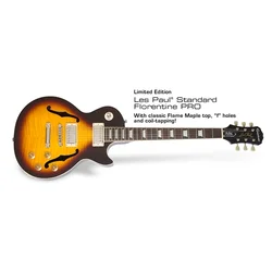EPIPHONE ELEKTRIÄONA kitara LP-STANDARD FLORENTINE PRO VS