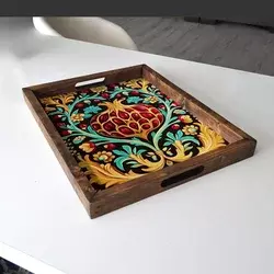 Aberto Design Poslužavnik REF035 48 x 38 x 4 cm, Šareni