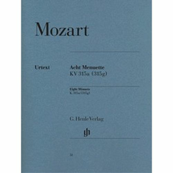 MOZART: ACHT MENUETTE KV 315 NOTE