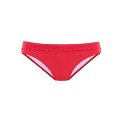 LASCANA Bikini hlačke Scallop, rdeča