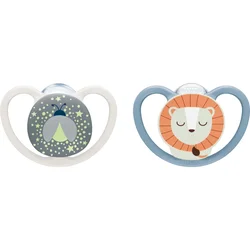 NUK Perfect Match Air Night 0-6 m duda Firefly/Lion 2 cm