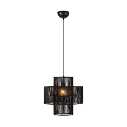 Markslöjd 108766 - Luster na sajli SOGA 1xE27/40W/230V crna