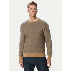 Calvin Klein Pulover LV04LH310G Rjava Regular Fit