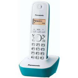 PANASONIC bežični telefon KX-TG 1611, plavi