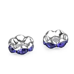 Okrogli kamen O8 mm - safir (100 kosov)