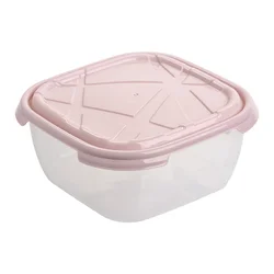Plastična posuda Frigo Linea quadro 1l, Roze