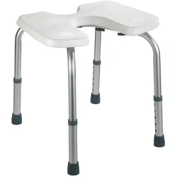 WENKO 206051100-Stolica SECURA 46x53,5 cm bela/srebrna
