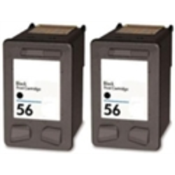 ezPrint - Komplet tinta ezPrint za HP C6656AE nr.56 (crna), dvostruko pakiranje