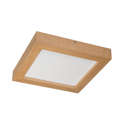 Brilagi-LED Prigušiva svetiljka WOODY FRAME LED/24W/230V hrast 30x30 cm IP44 + daljinski upravljač