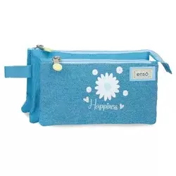 ENSO HAPPINESS prazna pernica sa 3 pregrade - plava ( 99.743.21 )