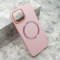 Maska PRO CASES MagSafe za iPhone 15/ roza