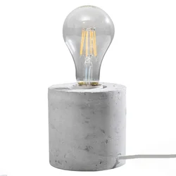 Sollux SL.0680 - Stona lampa SALGADO 1xE27/60W/230V beton
