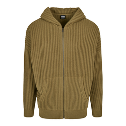 Knitted zip-up hoodie tiniolive