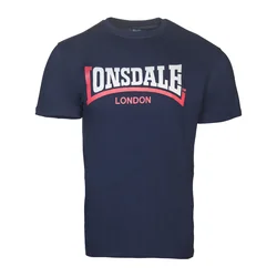 LONSDALE Majica mornarska/rdeča/bela