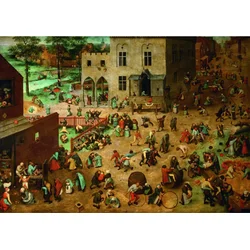 D-Toys - Puzzle Brueghel: Childrens Games - 1 000 kosov