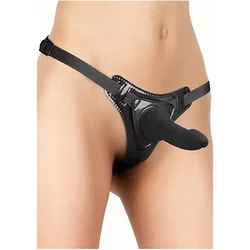 Ouch Strap-On Pleasure, črn