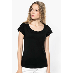 KA384 LADIES BOAT NECK SHORT SLEEVE T-SHIRT