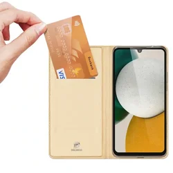 DUX DUCIS Skin Pro – preklopna torbica za Samsung Galaxy A34 zlatne boje