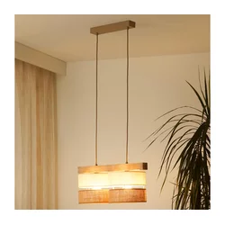 Brilagi - Luster na sajli FOREST 2xE27/15W/230V borovina/bež/krem