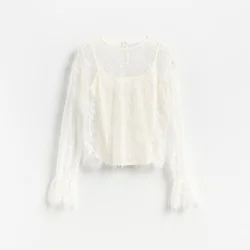 Reserved - Bluza s čipkom