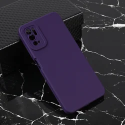 Maska za Xiaomi Redmi Note 10 5G mat Teracell Giulietta tamno ljubičasta