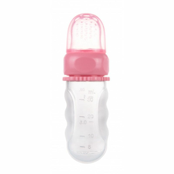 Canpol baby silikonska mljackalica 56/110 - pink ( 56/110_pin )