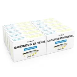 GymBeam Sardine u maslinovom ulju 10 x 125 g