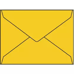 Koverta 1000 AD žuta Biromax vlažno lepljenje