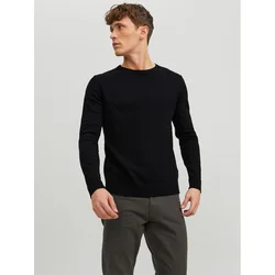 Jack & Jones Pulover Emil 12208364 Črna Regular Fit