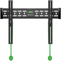 ONKRON Fixed TV Wall Mount for 43 to 85-inch Flat Panel TVs Digital Panels 68,2 kg, Black