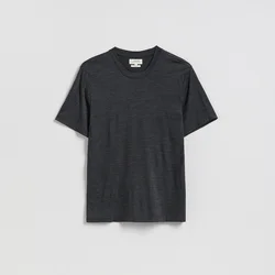 Reserved - Slim fit majica od merino vune