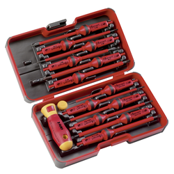 FELO Set šrafcigera XL-Strongbox E-smart VDE SL/PH/PZ/TX 06391306 13 kom