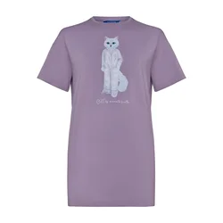 Cat e Lolette Majica Pajamas Cat lila