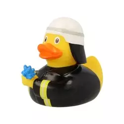 Lilalu Patkica - Fireman - Rubber Duck - black