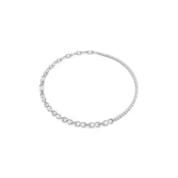 Swarovski Verižica MATRIX srebrna / transparentna