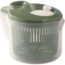Snips centrifuga za solato 3 l z izlivom, olivno zelena