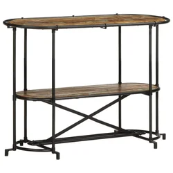 Konzolni stol 110x42x76 cm od masivnog obnovljenog drva