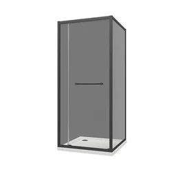 Tuš paravan Don Black 90x90