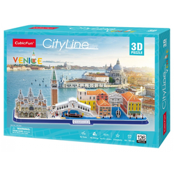 shumee Cubic Fun Puzzle 3D mestna linija Benetke cubicfun 126 kosov MC269h