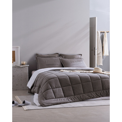 Madame Coco Komplet posteljina sa prekrivačem Bobigny Supersoft, 155x215cmcm, Antracit