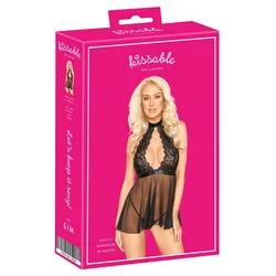 Kissable Sexy haljina Babydoll, Crna