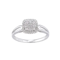 DIAMANT LETERNEL Prstan srebrna