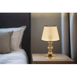 Opviq Stona lampa 301 Hazeran, 60 W, 45 cm, Bež