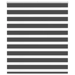 Zavjesa zebra crna 130x150 cm širina tkanine 125,9 cm poliester