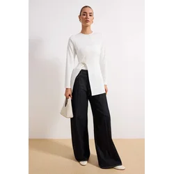 Trendyol Modest Ženska bluza Tctss26Uk00005, Krem