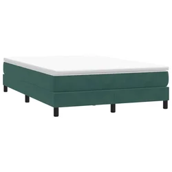 Box Spring krevet bez madraca tamnozeleni 160x210 cm samt